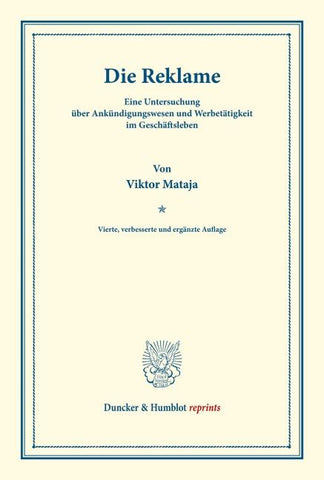 Die Reklame.