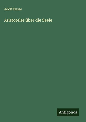 Aristoteles über die Seele