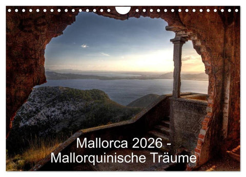 Mallorca 2026 - Mallorquinische Träume (Wandkalender 2026 DIN A4 quer), CALVENDO Monatskalender