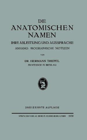 Die Anatomischen Namen