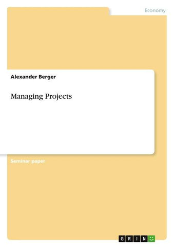 Managing Projects