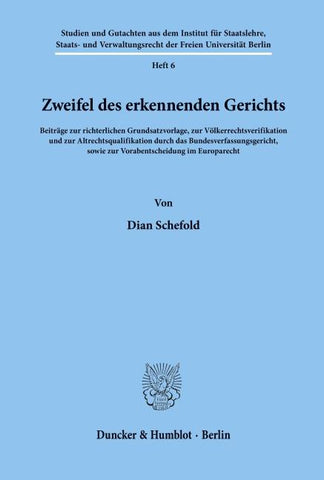 Zweifel des erkennenden Gerichts.