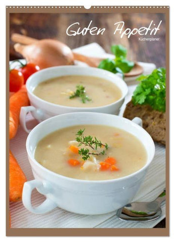 Guten Appetit (Wandkalender 2026 DIN A2 hoch), CALVENDO Monatskalender