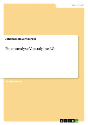 Finanzanalyse Voestalpine AG