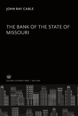 The Bank of the State of Missouri