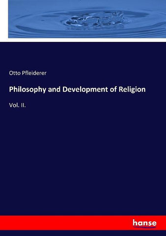 Philosophy and Development of Religion