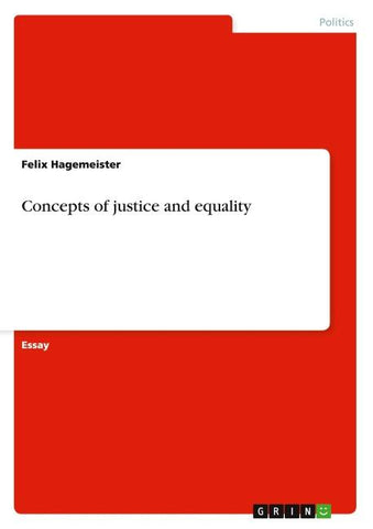 Concepts of justice and equality