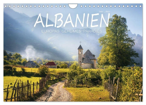 Albanien - Europas geheimes Paradies (Wandkalender 2026 DIN A4 quer), CALVENDO Monatskalender