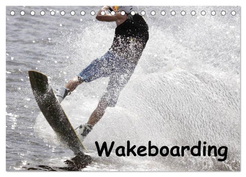Wakeboarding (Tischkalender 2026 DIN A5 quer), CALVENDO Monatskalender