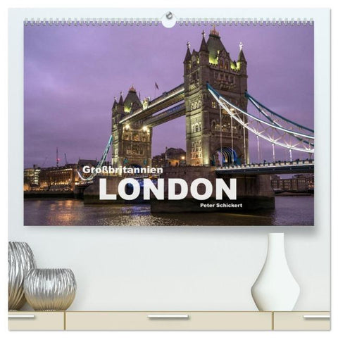 Großbritannien - London (hochwertiger Premium Wandkalender 2026 DIN A2 quer), Kunstdruck in Hochglanz