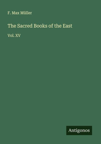The Sacred Books of the East