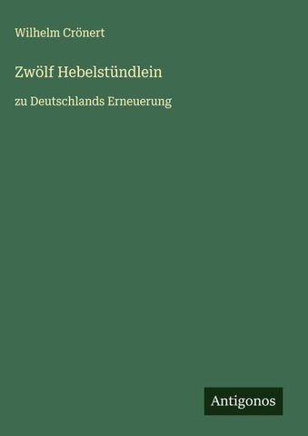 Zwölf Hebelstündlein