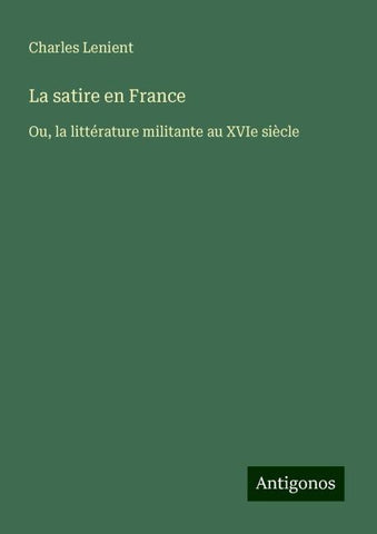 La satire en France