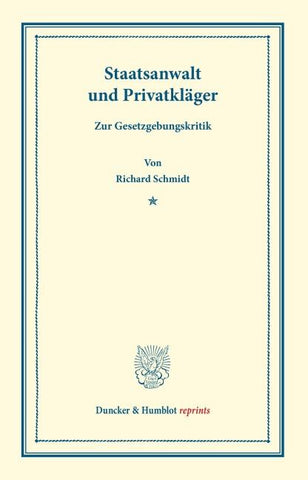Staatsanwalt und Privatkläger