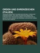 Orden und Ehrenzeichen (Italien)