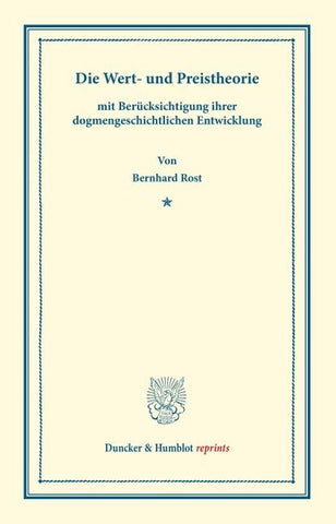 Die Wert- und Preistheorie