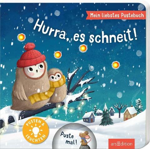 Mein liebstes Pustebuch – Hurra, es schneit!