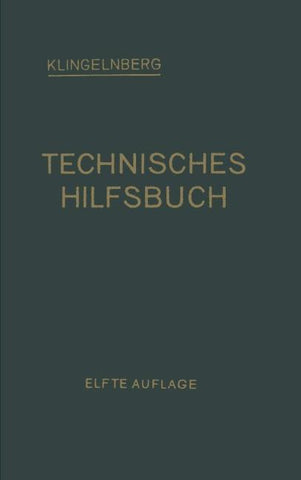 Klingelnberg Technisches Hilfsbuch