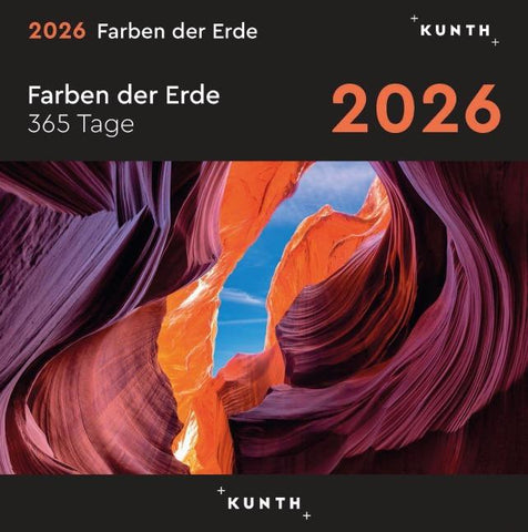 Farben der Erde - KUNTH 365-Tage-Abreißkalender 2026