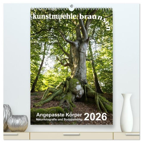 Angepasste Körper (hochwertiger Premium Wandkalender 2026 DIN A2 hoch), Kunstdruck in Hochglanz