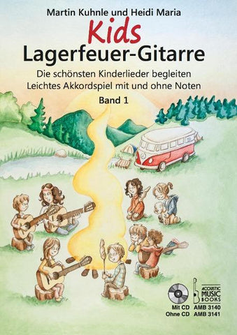 Kids Lagerfeuer-Gitarre. Mit CD