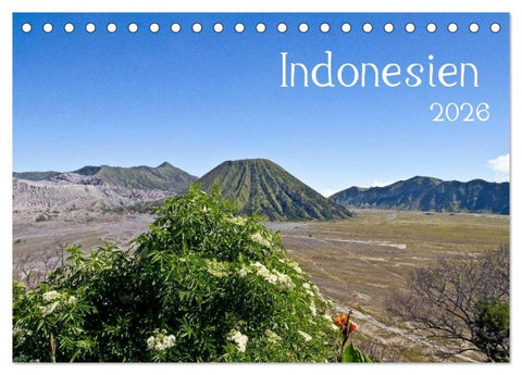 Indonesien (Tischkalender 2026 DIN A5 quer), CALVENDO Monatskalender