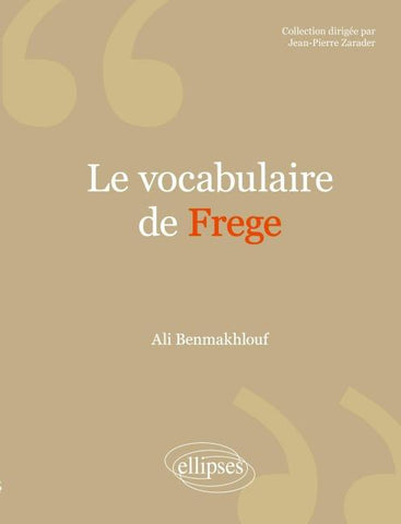 vocabulaire de Frege (Le)