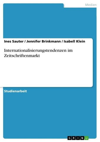 Internationalisierungstendenzen im Zeitschriftenmarkt