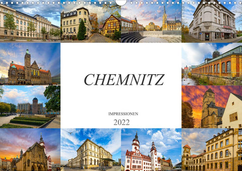 Chemnitz Impressionen (Wandkalender 2022 DIN A3 quer)