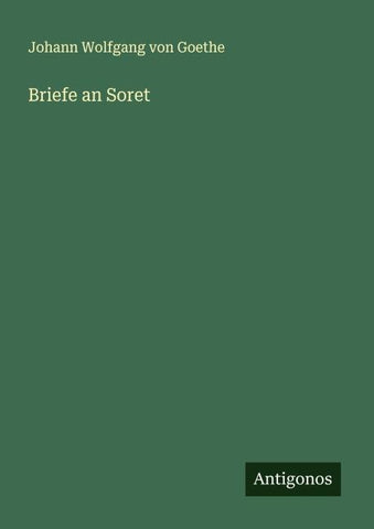 Briefe an Soret