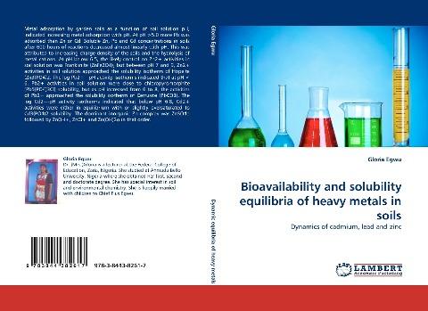 Bioavailability and solubility equilibria of heavy metals in soils