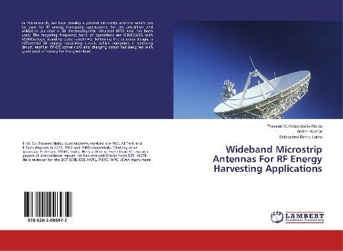 Wideband Microstrip Antennas For RF Energy Harvesting Applications