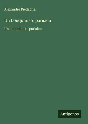 Un bouquiniste parisien
