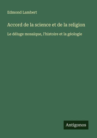 Accord de la science et de la religion