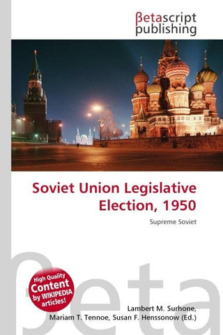 Soviet Union Legislative Election, 1950