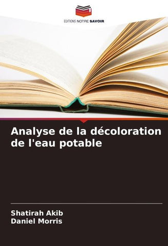 Analyse de la décoloration de l'eau potable
