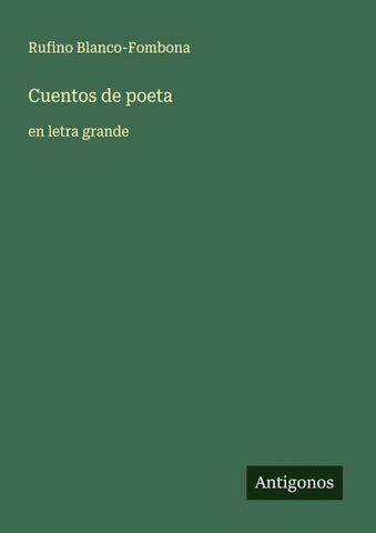 Cuentos de poeta
