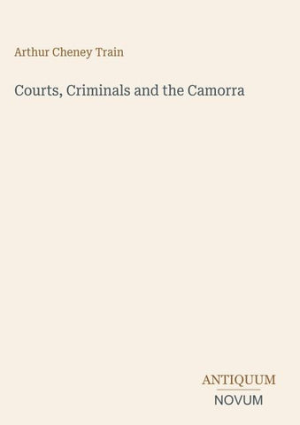 Courts, Criminals and the Camorra