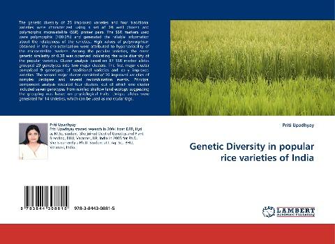 Genetic Diversity in popular rice varieties of India