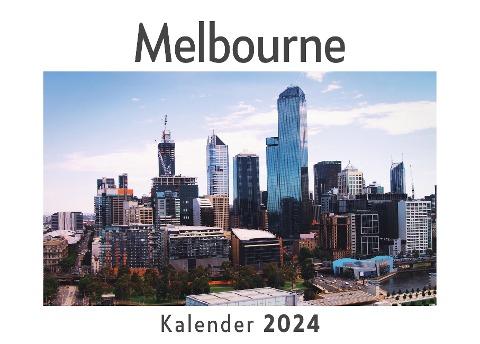 Melbourne (Wandkalender 2024, Kalender DIN A4 quer, Monatskalender im Querformat mit Kalendarium, Das perfekte Geschenk)