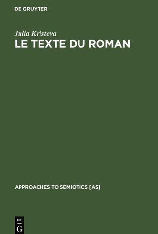 Le Texte du Roman