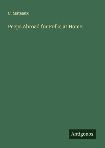 Peeps Abroad for Folks at Home