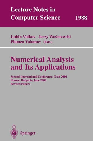 Numerical Analysis and Its Applications