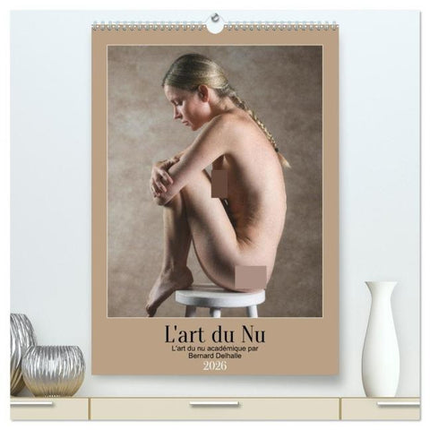 L'art du nu (Calendrier mural 2026 DIN A2 horizontal) calendrier de bureau