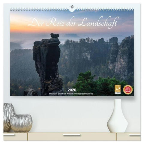 Der Reiz der Landschaft (hochwertiger Premium Wandkalender 2026 DIN A2 quer), Kunstdruck in Hochglanz