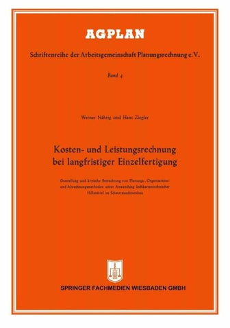 Kosten- und Leistungsrechnung bei langfristiger Einzelfertigung