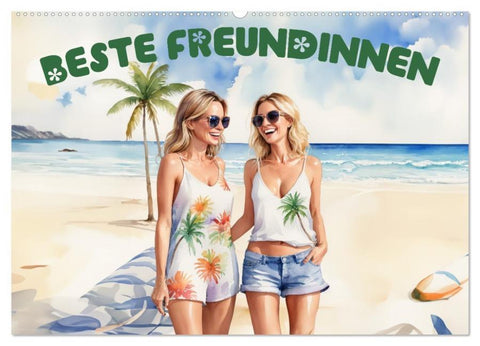 Beste Freundinnen (Wandkalender 2026 DIN A2 quer), CALVENDO Monatskalender