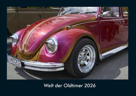 Welt der Oldtimer 2026 Fotokalender DIN A4
