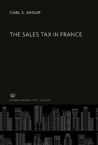 The Sales Tax in France