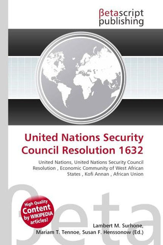 United Nations Security Council Resolution 1632
